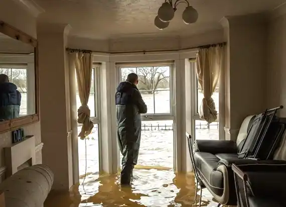 water damage restoration service South Whitley